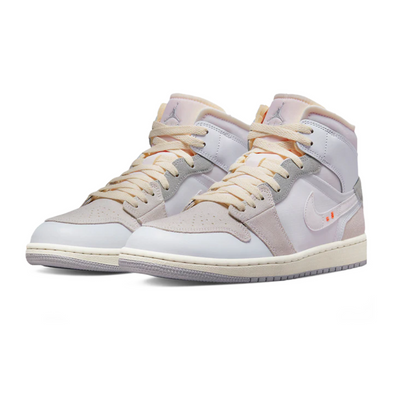 Jordan 1 Mid Craft Inside Out White Grey