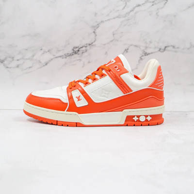 Louis Vuitton Trainer Monogram Denim Orange