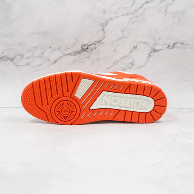 Louis Vuitton Trainer Monogram Denim Orange