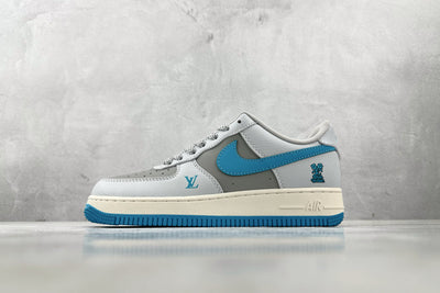 Nike Air Force 1 Louis Vuitton - Light Blue/Grey