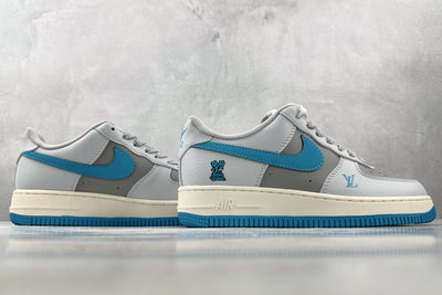 Nike Air Force 1 Louis Vuitton - Light Blue/Grey