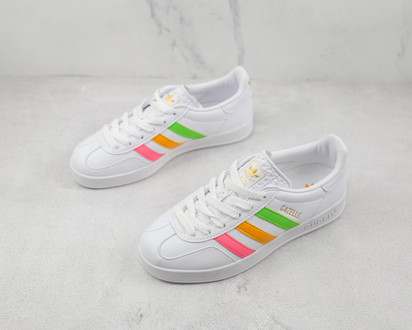 Gucci Gazelle Sneaker – White/Multicolor