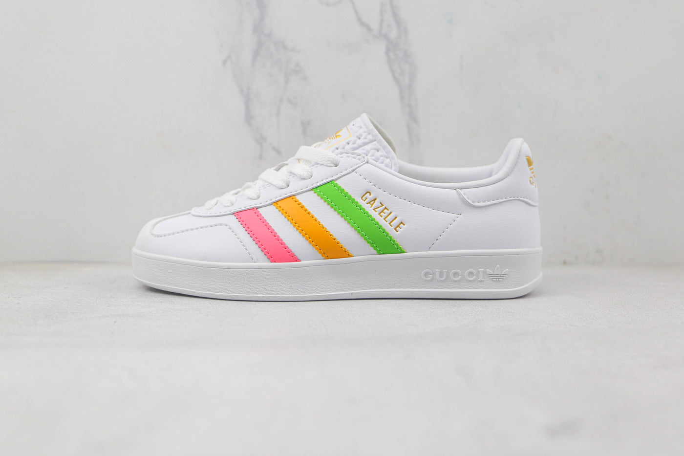 Gucci Gazelle Sneaker – White/Multicolor
