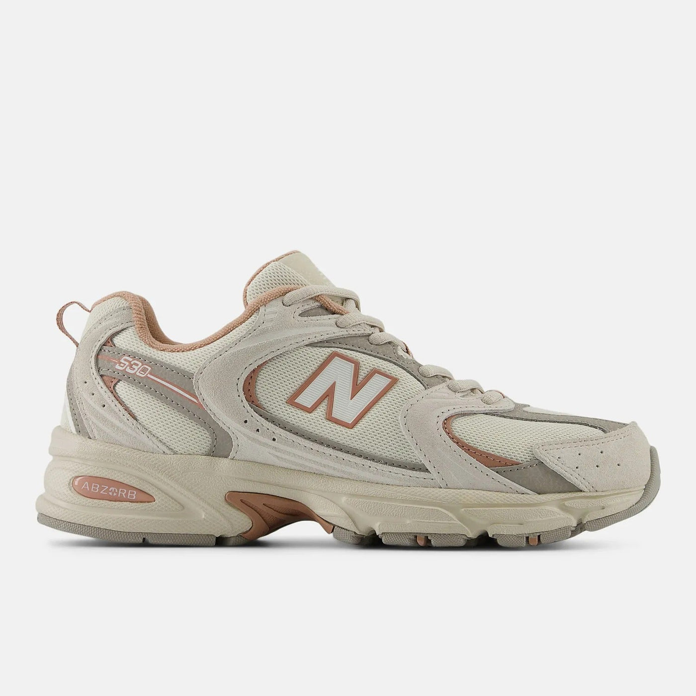 New Balance 530 – Beige/Olive Green