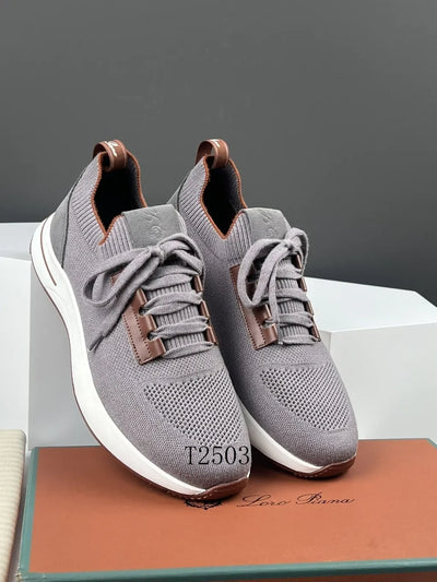 Loro Piana 360 LP Flexy Walk Sneakers – Grey Knit