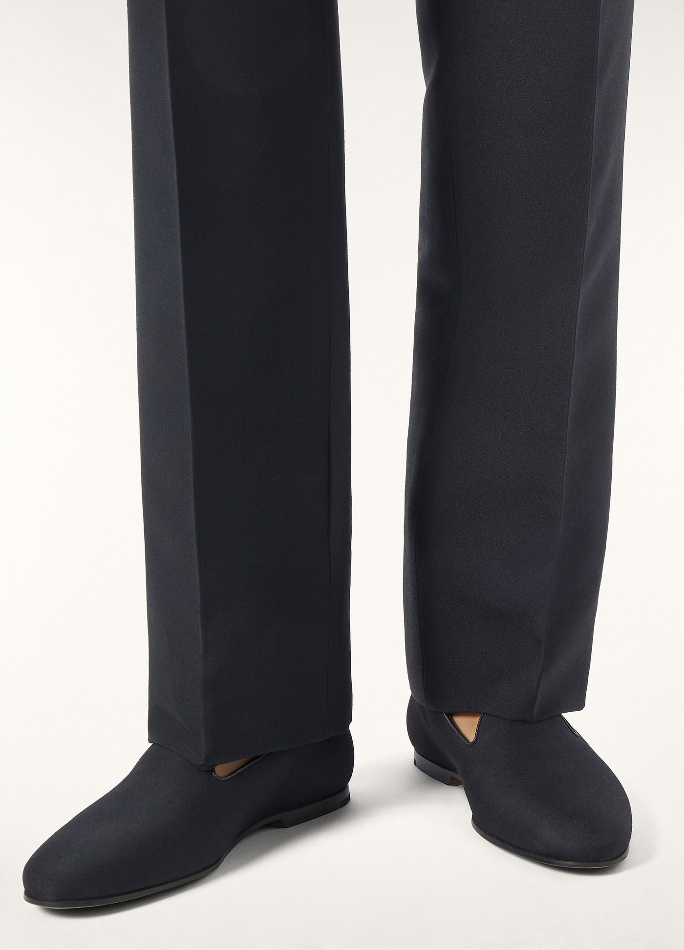 Loro Piana Opera Walk Loafer - Black