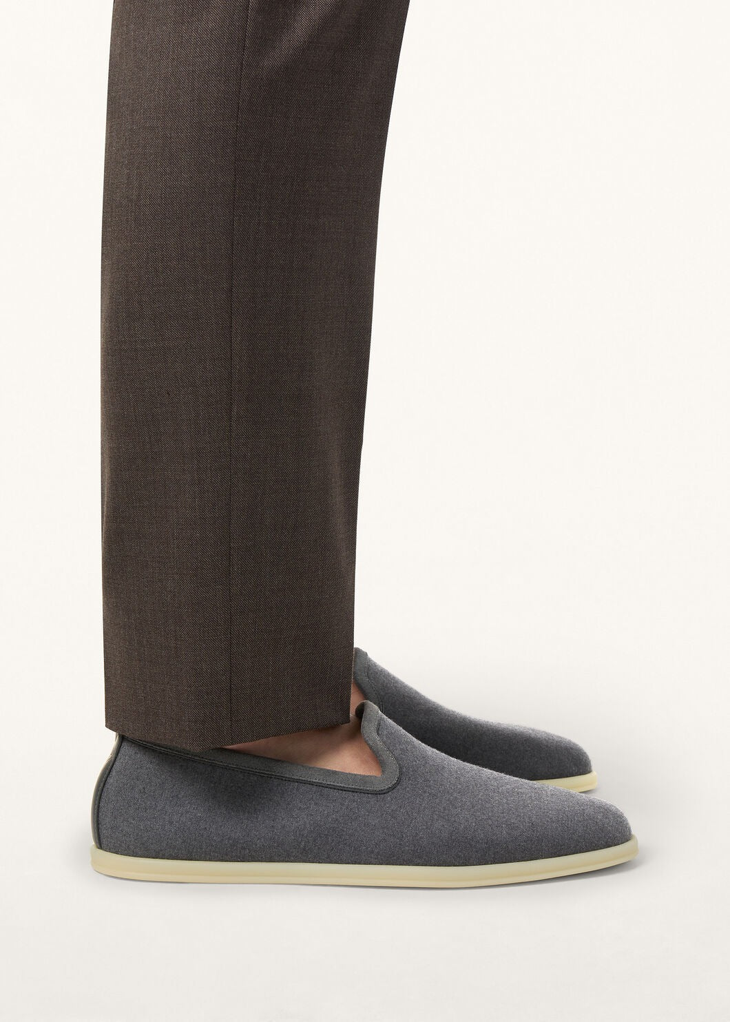 Loro Piana Venice Walk The Gift of Kings Loafers Grey