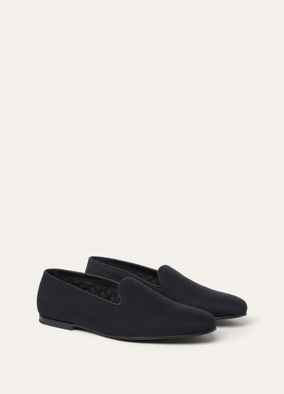 Loro Piana Opera Walk Loafer - Black