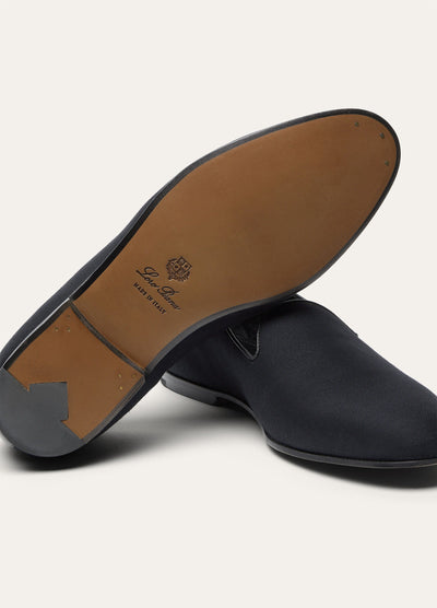 Loro Piana Opera Walk Loafer - Black