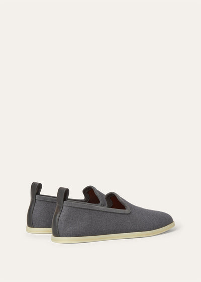 Loro Piana Venice Walk The Gift of Kings Loafers Grey