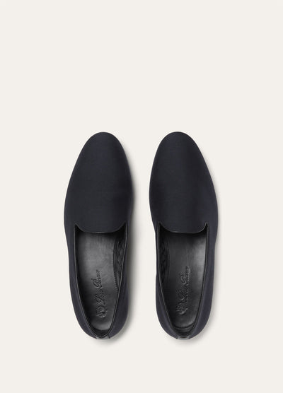 Loro Piana Opera Walk Loafer - Black