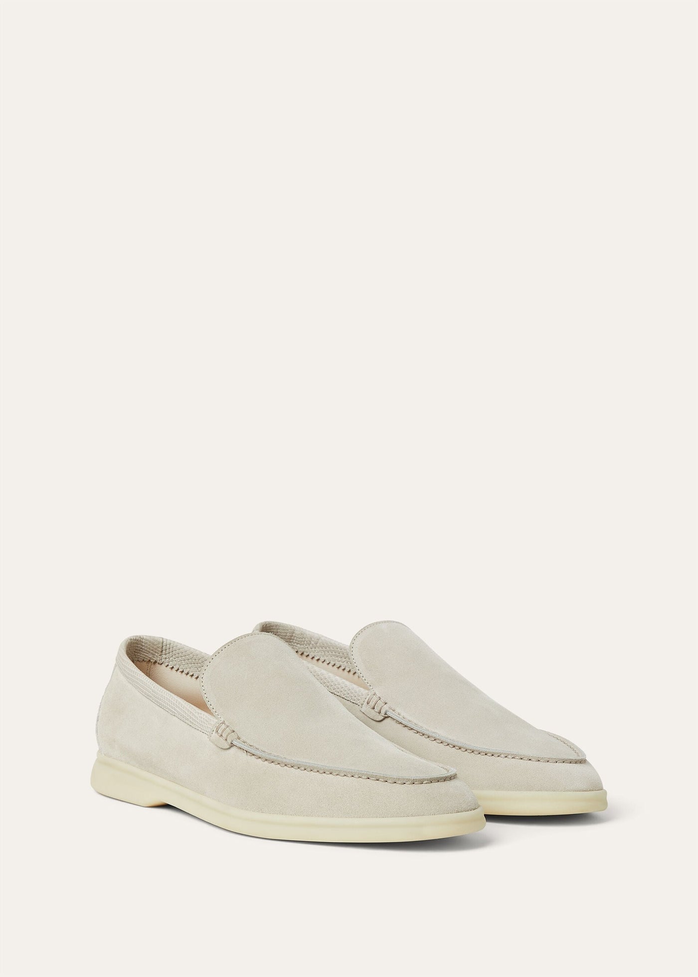Loro Piana Summer Walk Loafer - Pearl