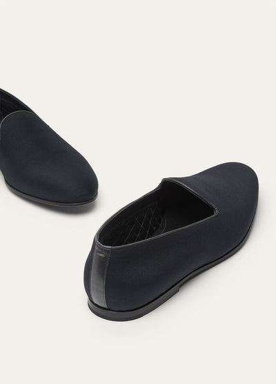 Loro Piana Opera Walk Loafer - Black