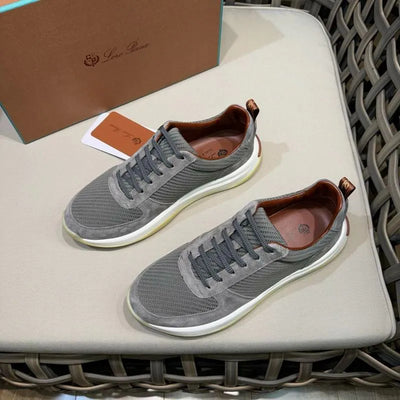 Loro Piana 360 LP Walk Sneakers – Grey Suede & Mesh