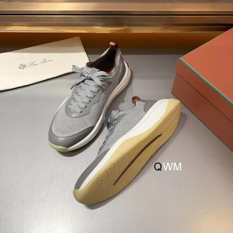 Loro Piana 360 Flexy Walk Sneakers – Grey