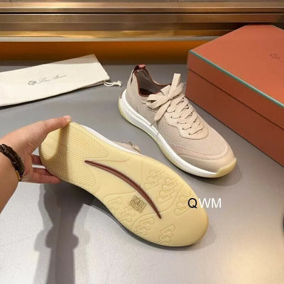 Loro Piana 360 Laces Walk Sneakers – Beige