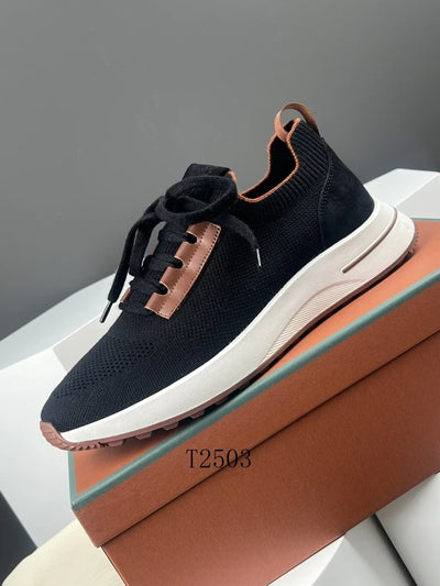 Loro Piana 360 Flexy Walk Sneakers – Black
