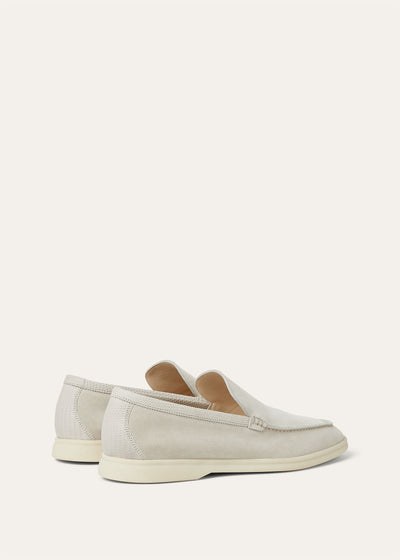 Loro Piana Summer Walk Loafer - Pearl