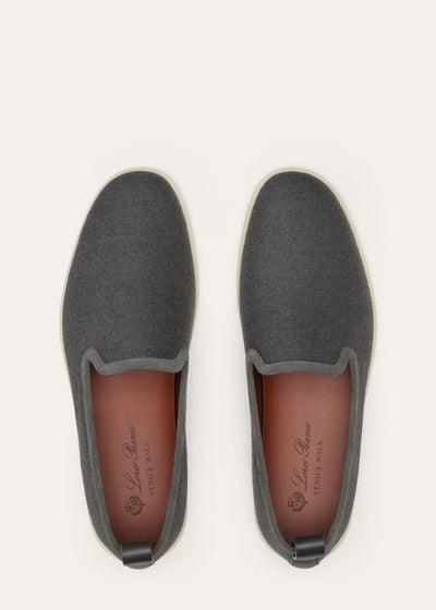 Loro Piana Venice Walk The Gift of Kings Loafers Grey
