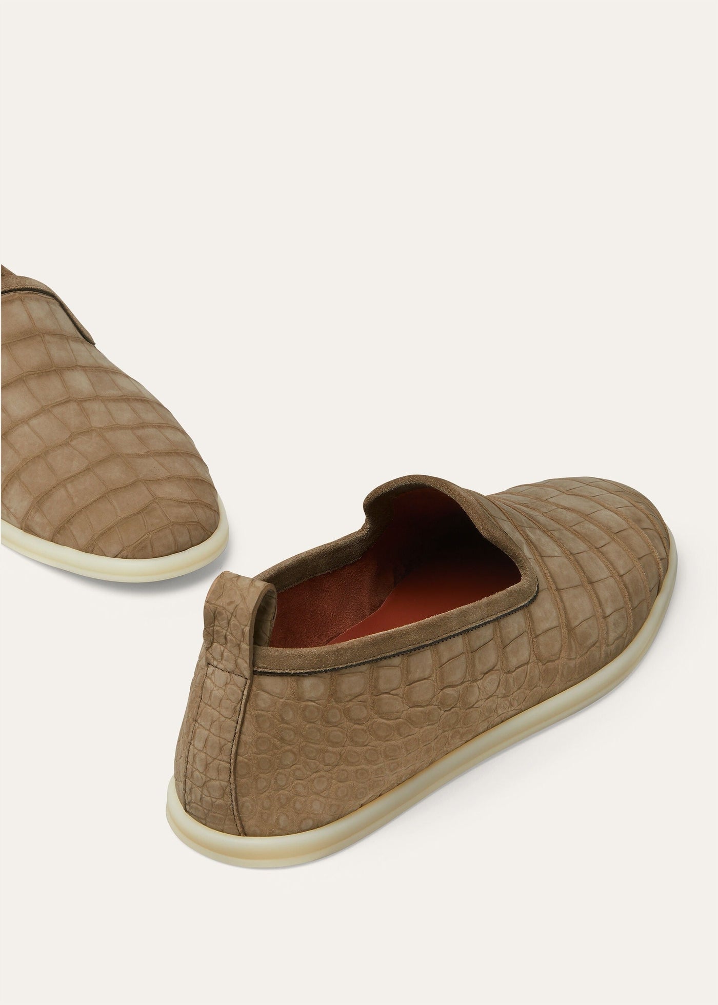 Loro Piana Venice Walk Loafers Alligator Leather
