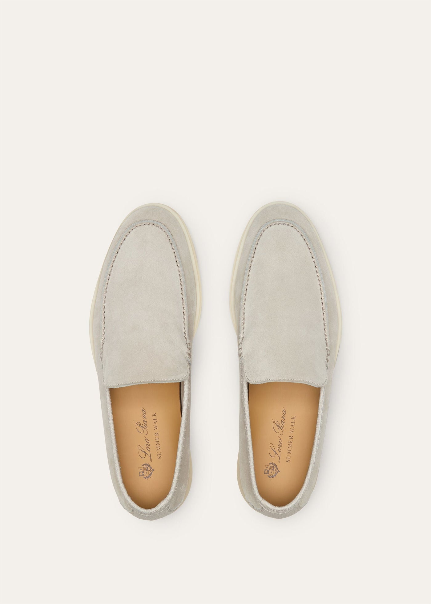 Loro Piana Summer Walk Loafer - Pearl