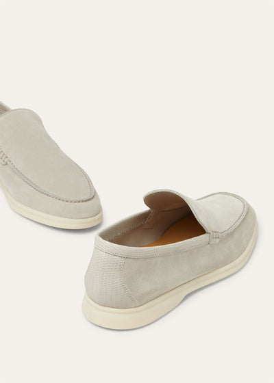 Loro Piana Summer Walk Loafer - Pearl