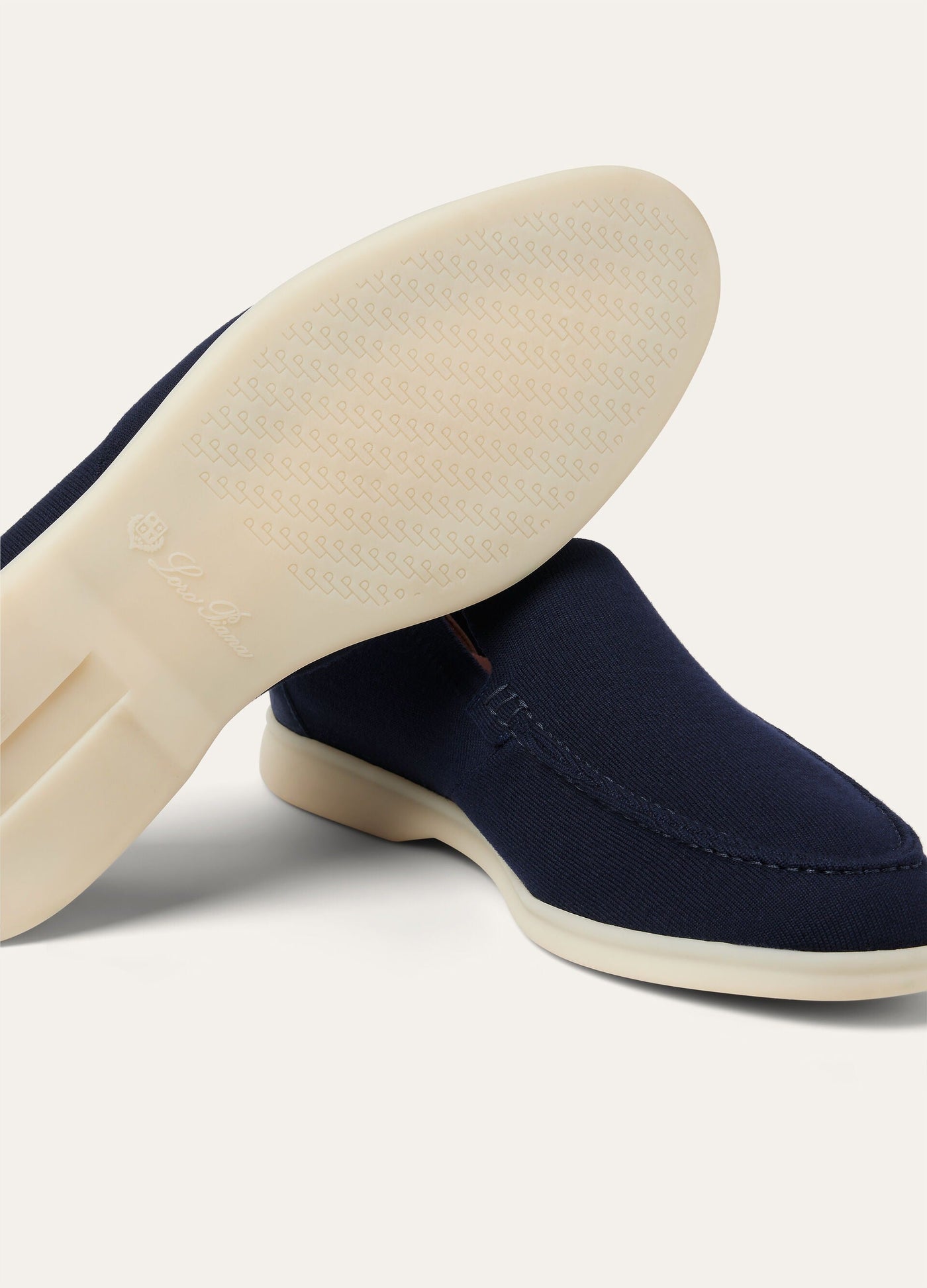 Loro Piana Summer Walk The Gift of Kings Loafers - Navy Blue