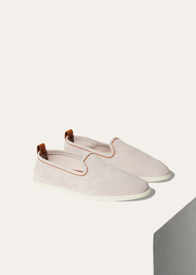 Loro Piana Venice Walk Loafers - Classic Beige