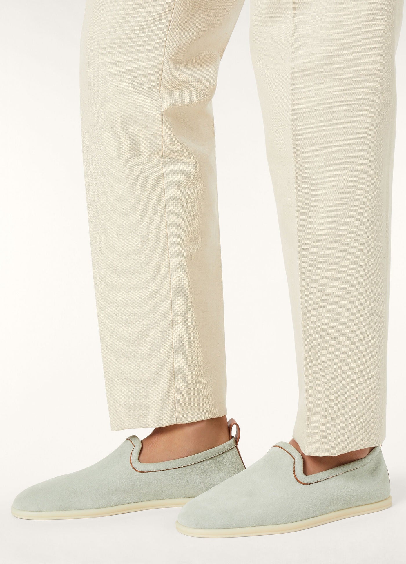 Loro Piana Venice Walk Loafers - Popsicle Mint