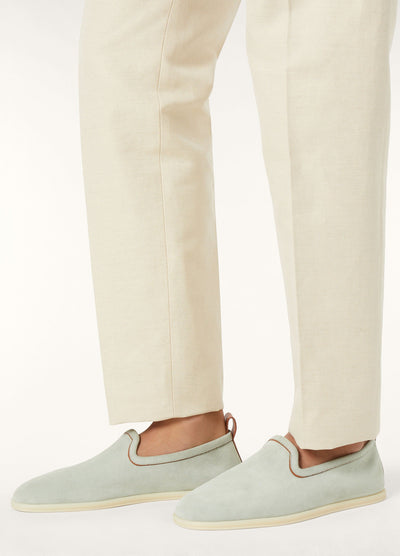 Loro Piana Venice Walk Loafers - Popsicle Mint