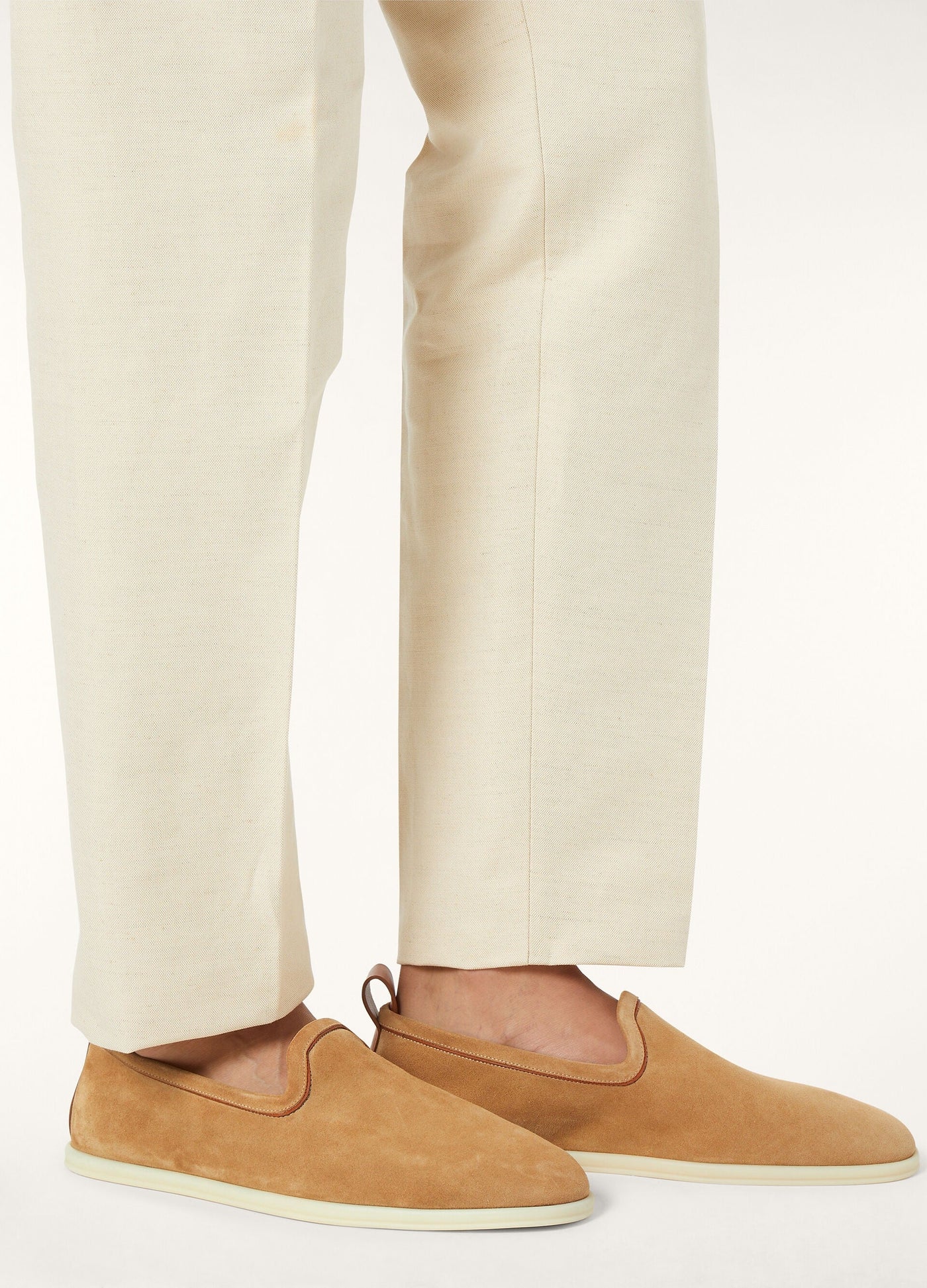 Loro Piana Venice Walk Loafers - Classic Camel