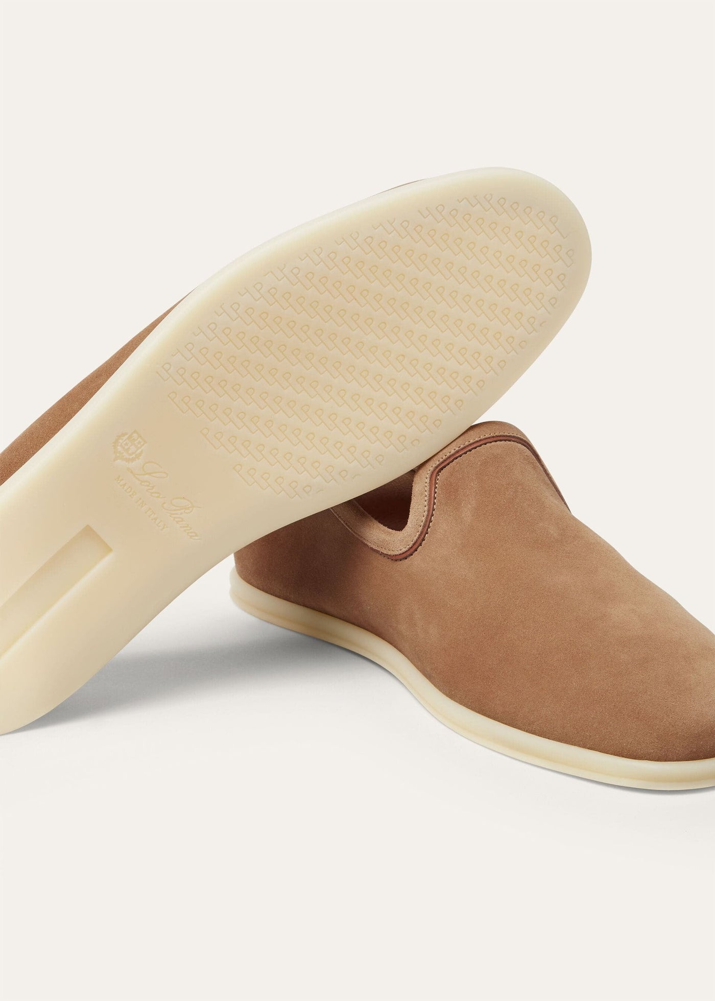 Loro Piana Venice Walk Loafers - Dark Birch