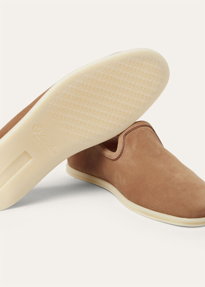 Loro Piana Venice Walk Loafers - Dark Birch