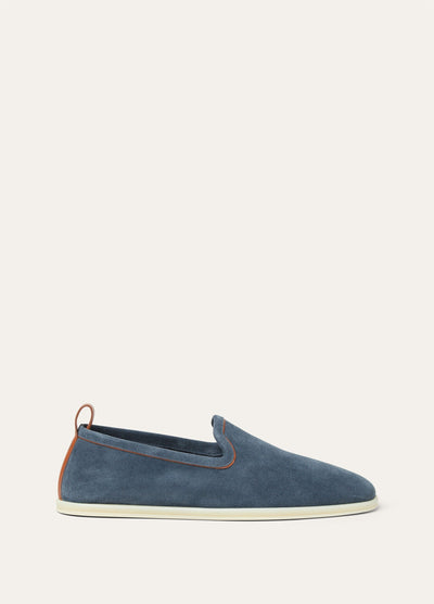Loro Piana Venice Walk Loafers - Black Figs