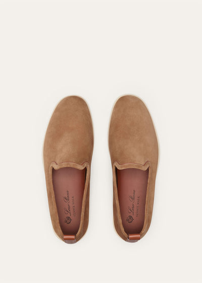 Loro Piana Venice Walk Loafers - Dark Birch