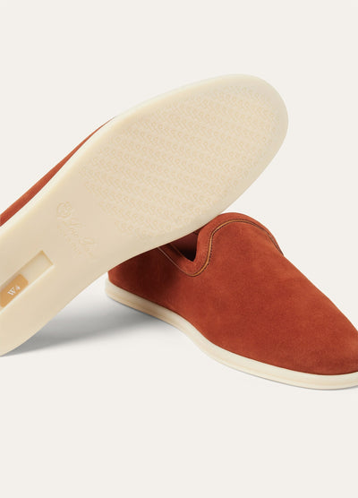 Loro Piana Venice Walk Loafers -  Dark Brick