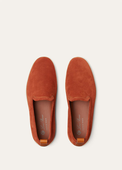 Loro Piana Venice Walk Loafers -  Dark Brick