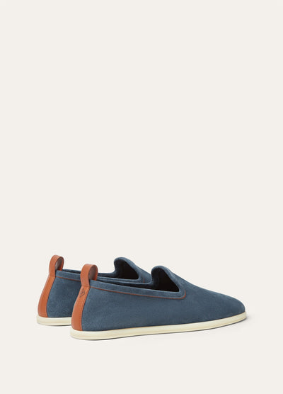 Loro Piana Venice Walk Loafers - Black Figs
