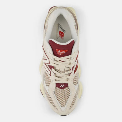 New Balance 9060 – Beige/Burgundy