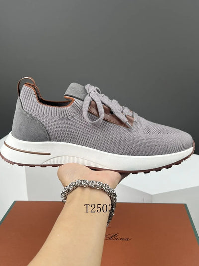 Loro Piana 360 LP Flexy Walk Sneakers – Grey Knit