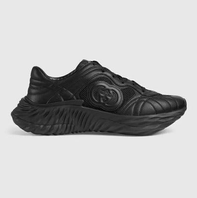 Gucci Ripple Sole Sneaker -  Black