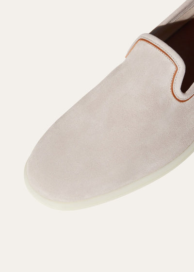 Loro Piana Venice Walk Loafers - Classic Beige