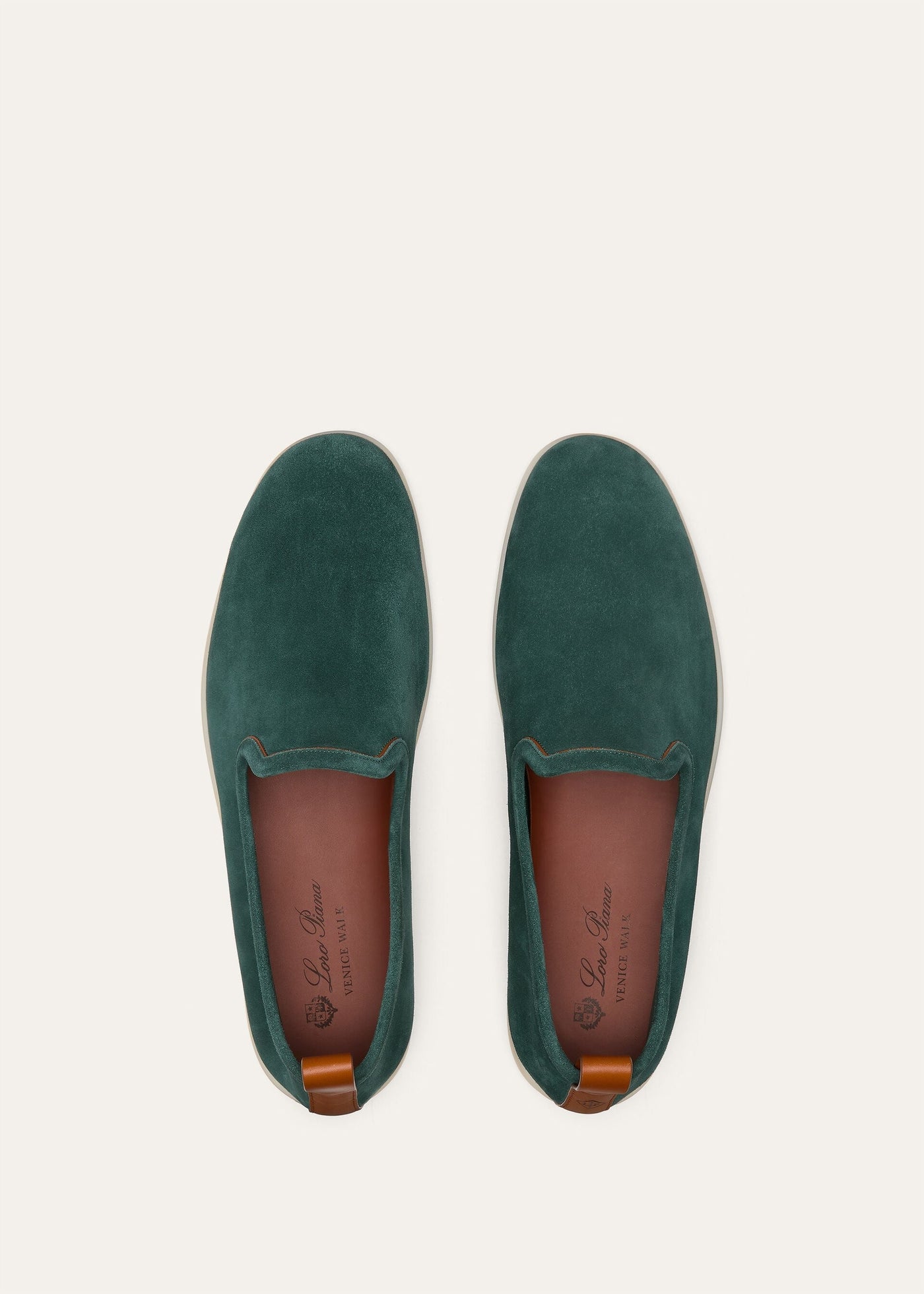 Loro Piana Venice Walk Loafers - Conifer