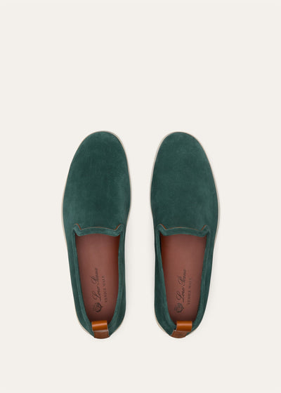 Loro Piana Venice Walk Loafers - Conifer