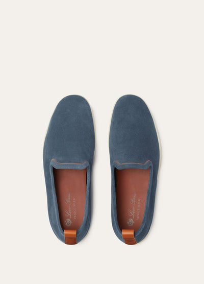 Loro Piana Venice Walk Loafers - Black Figs