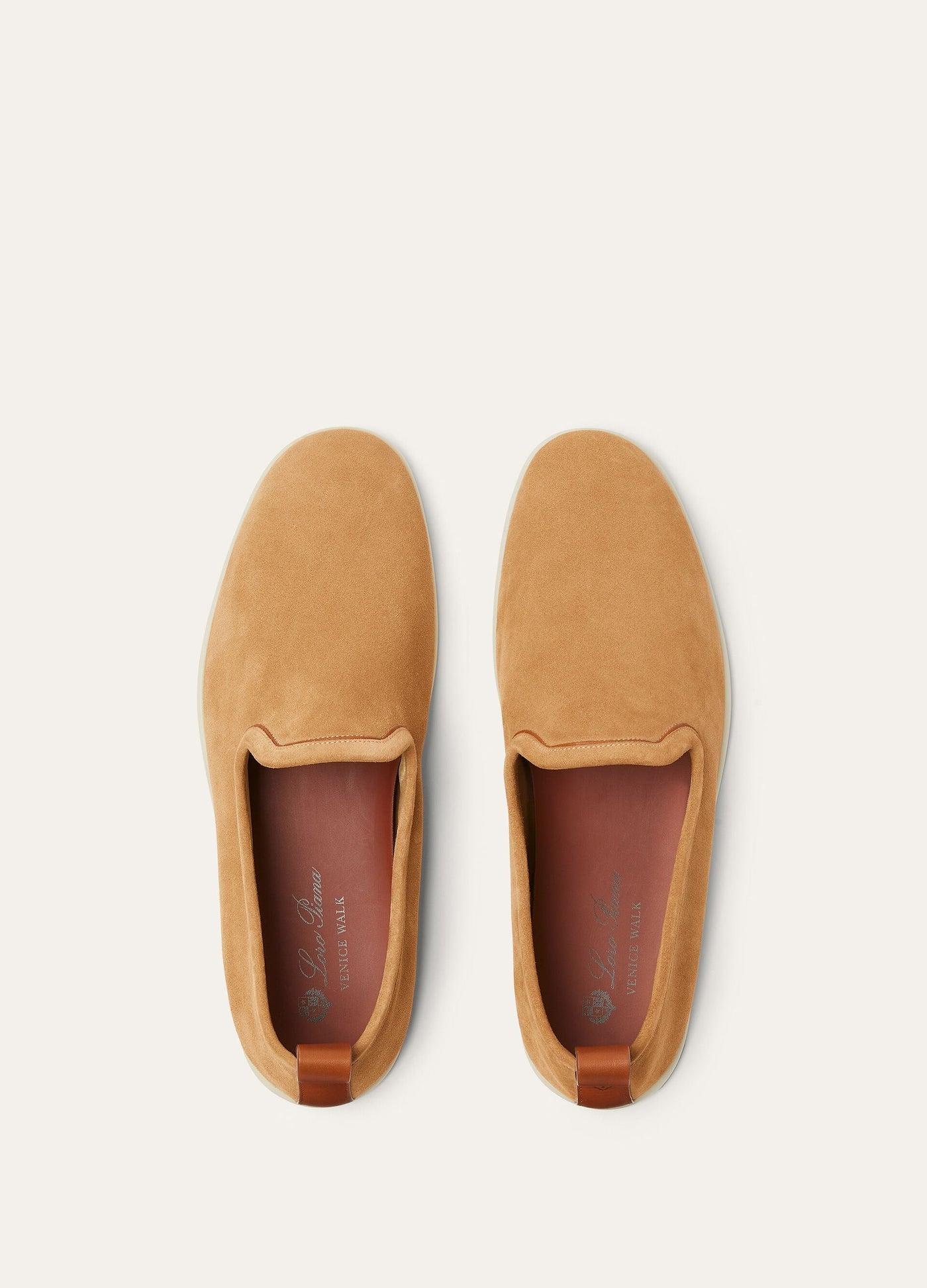 Loro Piana Venice Walk Loafers - Classic Camel