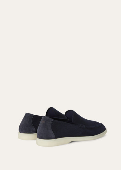 Loro Piana Summer Knitted Walk - Navy Blue