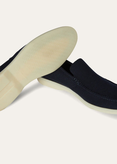 Loro Piana Summer Knitted Walk - Navy Blue