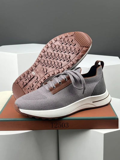 Loro Piana 360 LP Flexy Walk Sneakers – Grey Knit