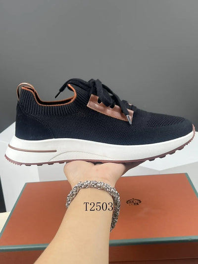 Loro Piana 360 Flexy Walk Sneakers – Black